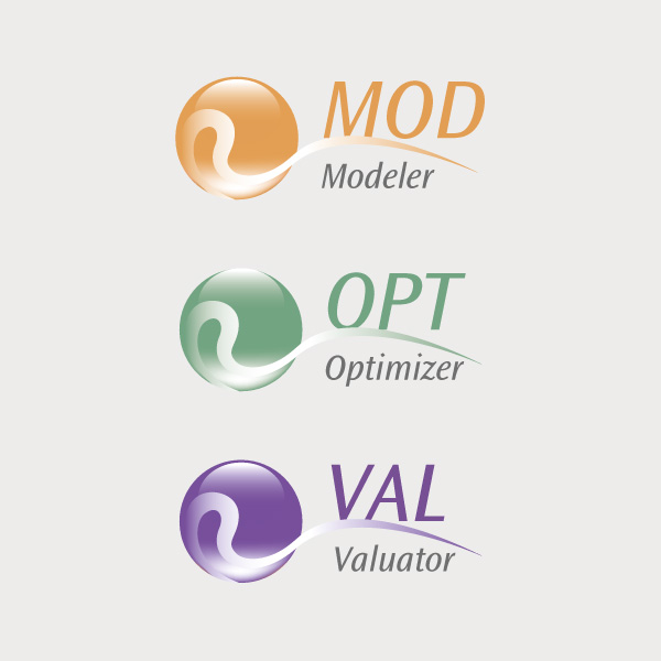 Modeler, Optimizer, Valuator