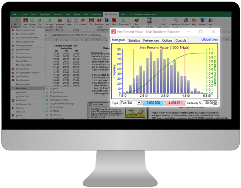 Simulation Using Risk Solver Platform Risk Simulator – OSL Risk Management